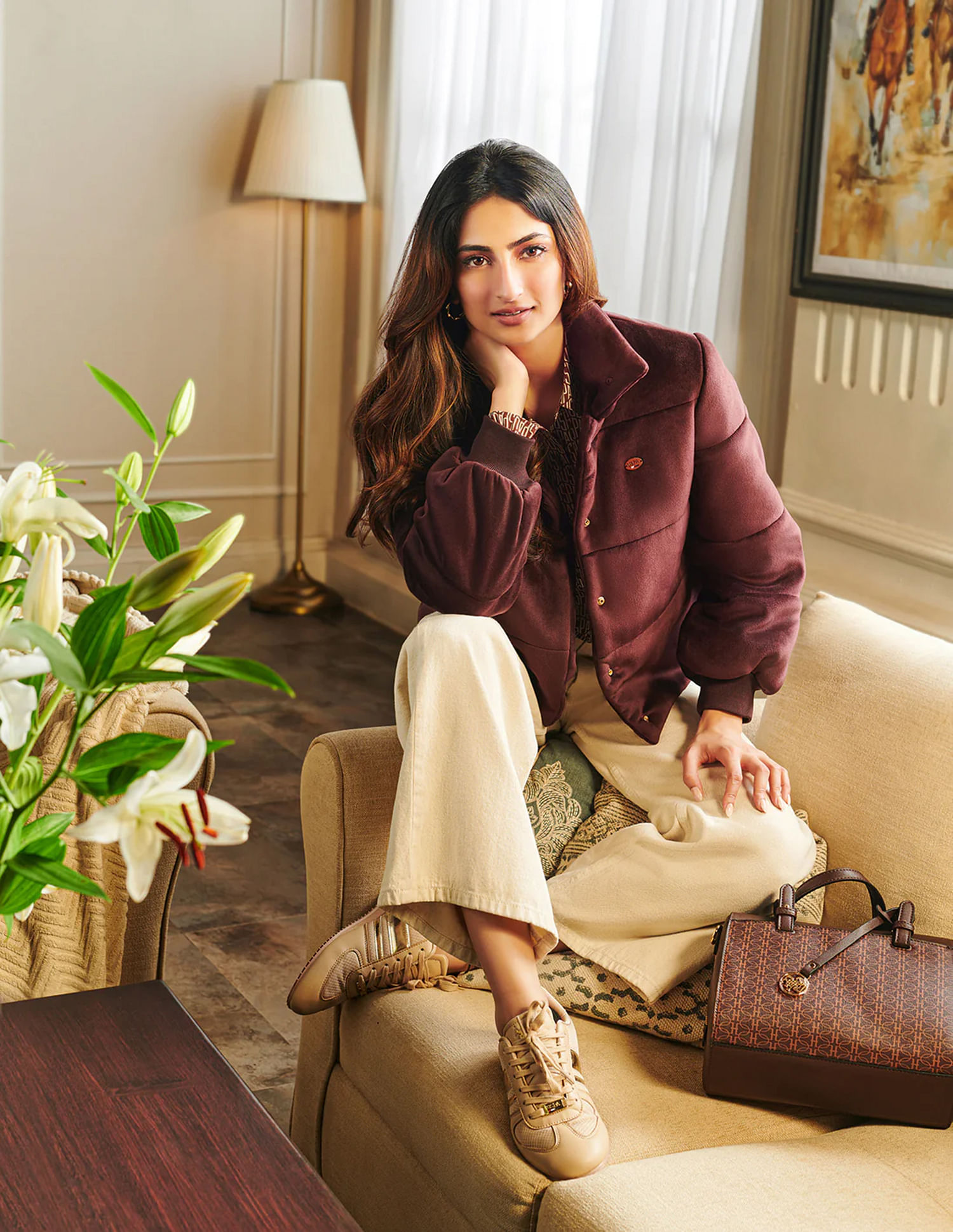 U.S. Polo Assn. Women High Neck Solid Jacket