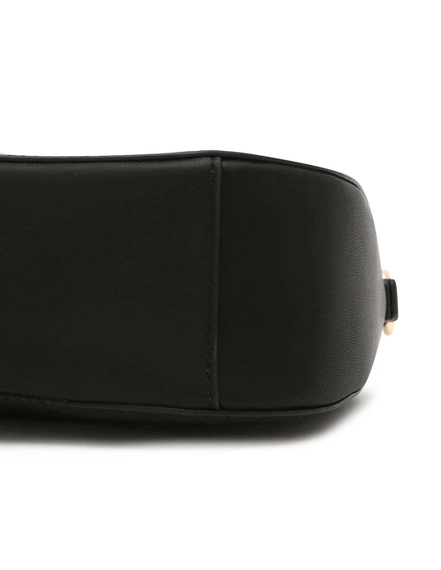 Tommy Hilfiger Solid Black PU Bag