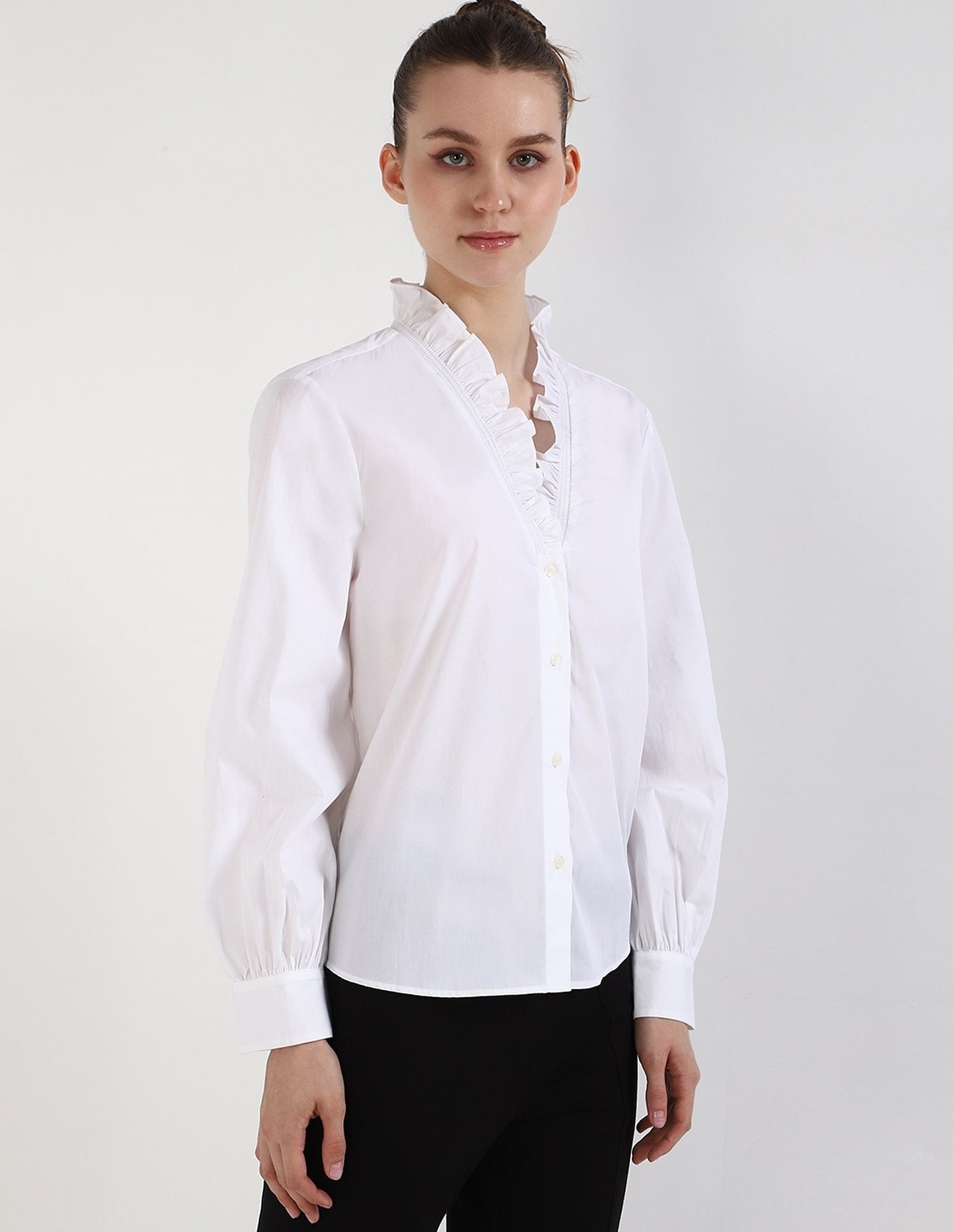 Tommy Hilfiger Regular-Fit Cotton V-Neck Regular Top
