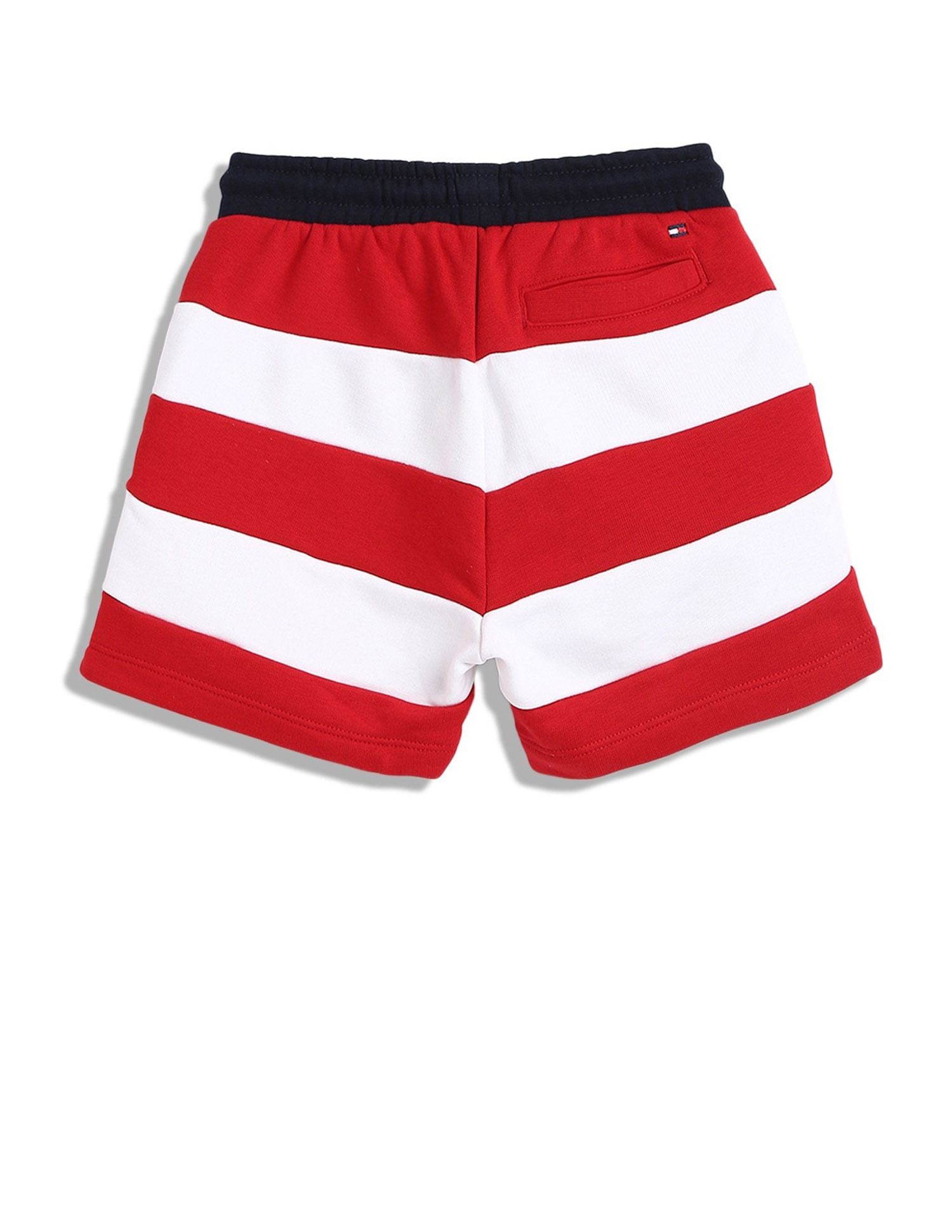 Tommy Hilfiger Kids Boys Horizontal Striped Relaxed-Fit Cotton Shorts
