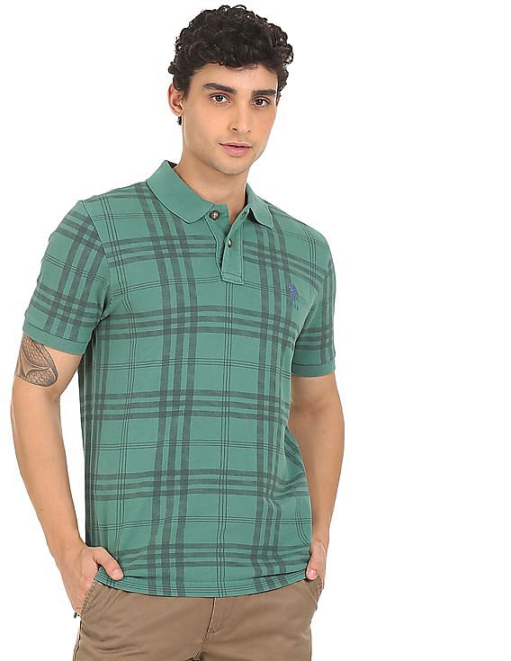U.S. Polo Assn. Denim Co. Ribbed Collar Pique Polo Shirt