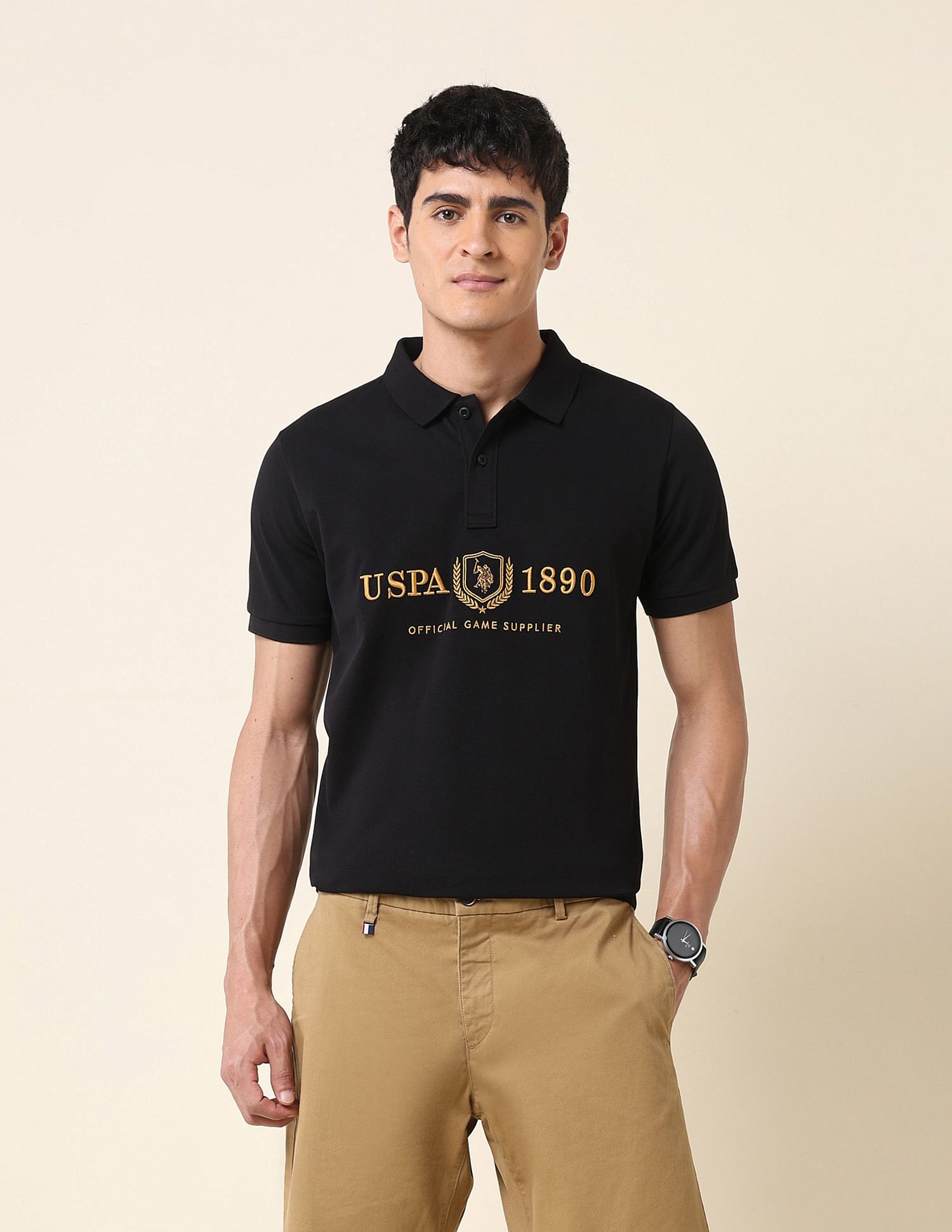 U.S. Polo Assn. Brand Embroidered Classic Polo Shirt