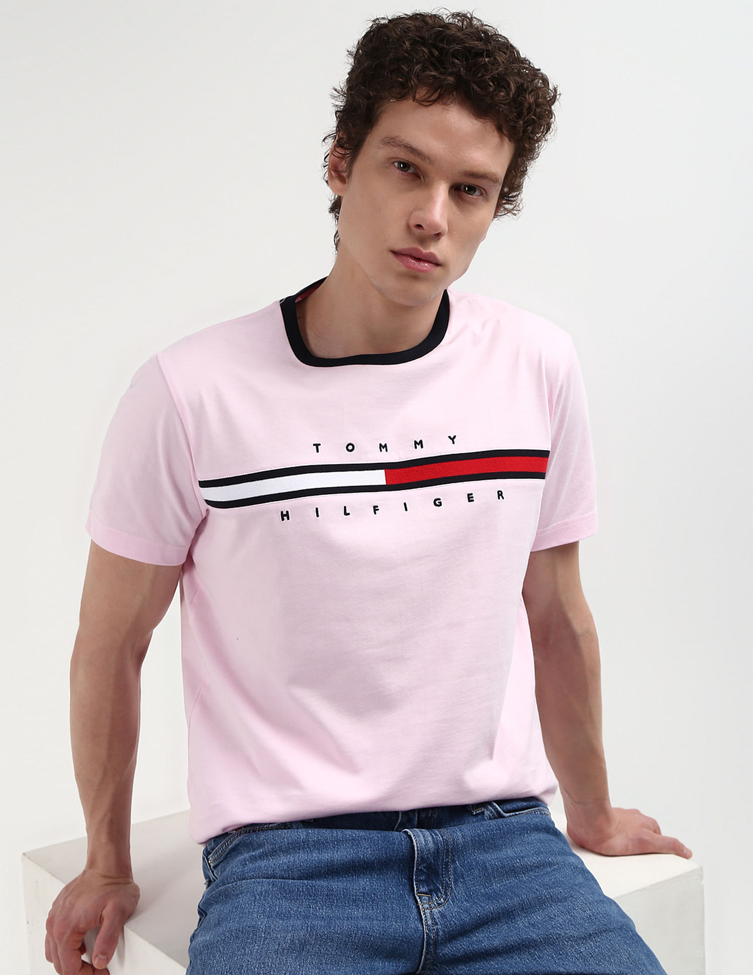 Tommy Hilfiger Horizontal Stripe Cotton Tino T-Shirt