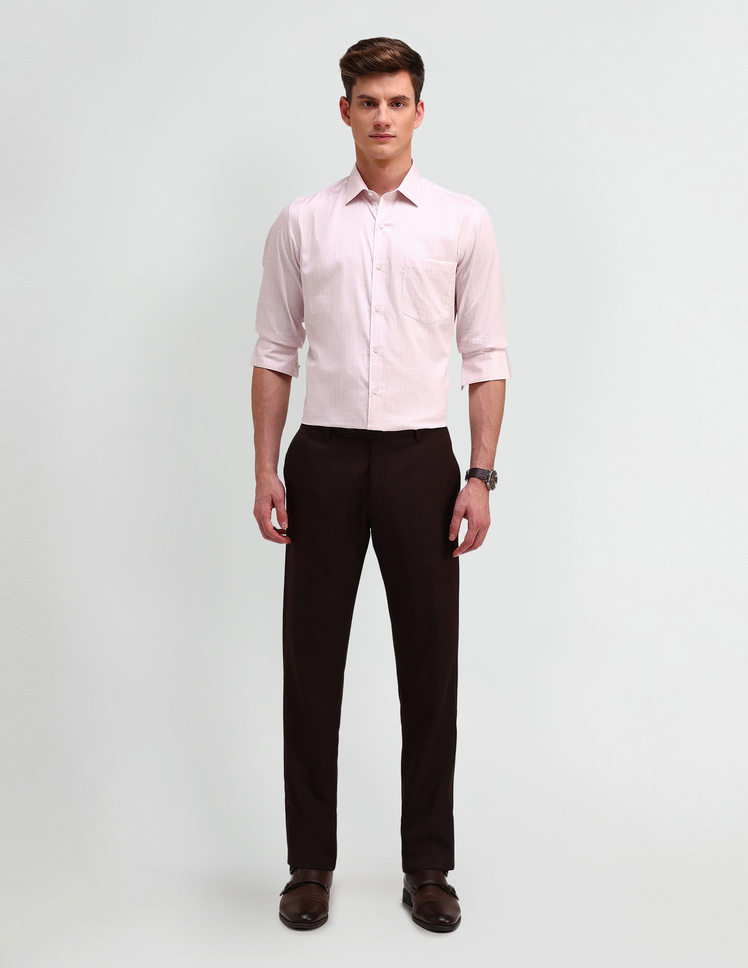 Arrow Liberty Classic Regular Fit All-Over Shirt