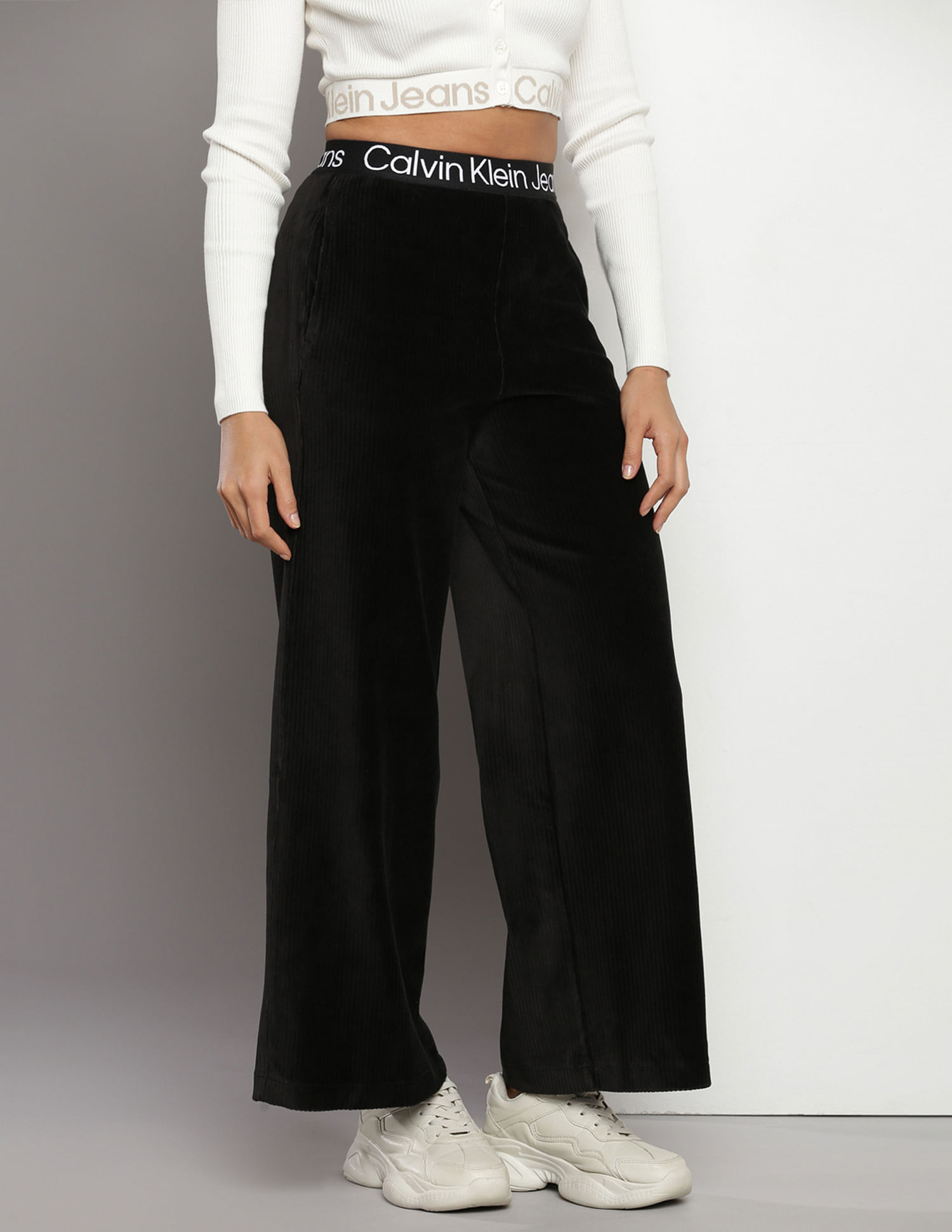 Calvin Klein elasticated-waistband cotton-blend Track Pants - Farfetch