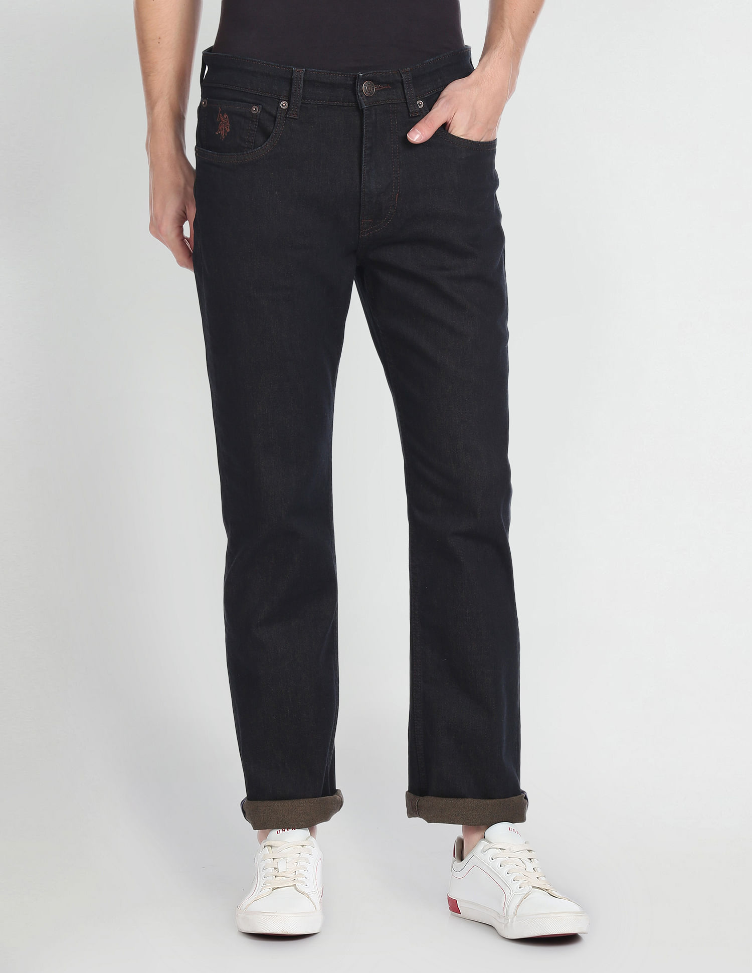 U.S. Polo Assn. Denim Co. Harold Slim Straight Fit Blue Jeans