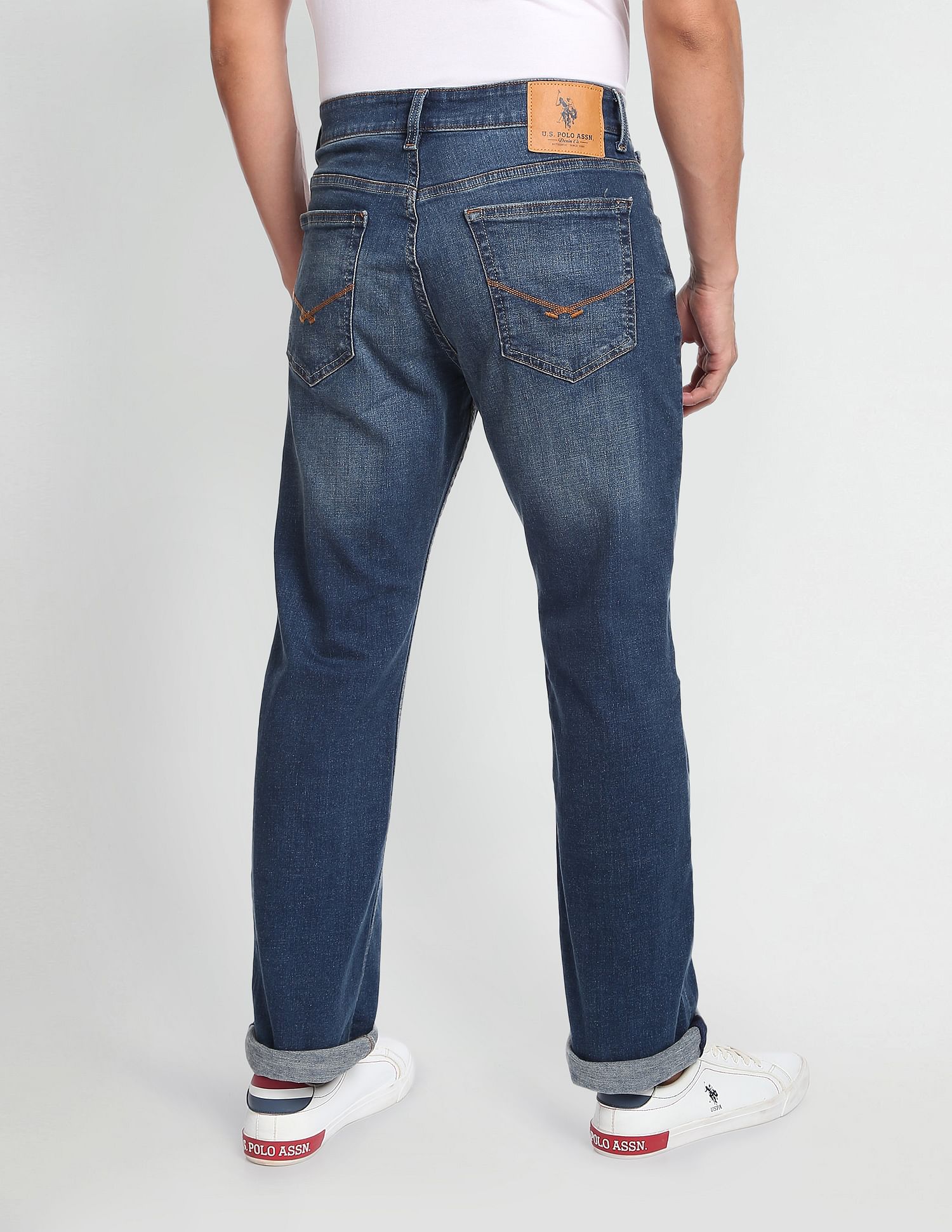 U.S. Polo Assn. Denim Co. Connor Bootcut Fit Blue Jeans