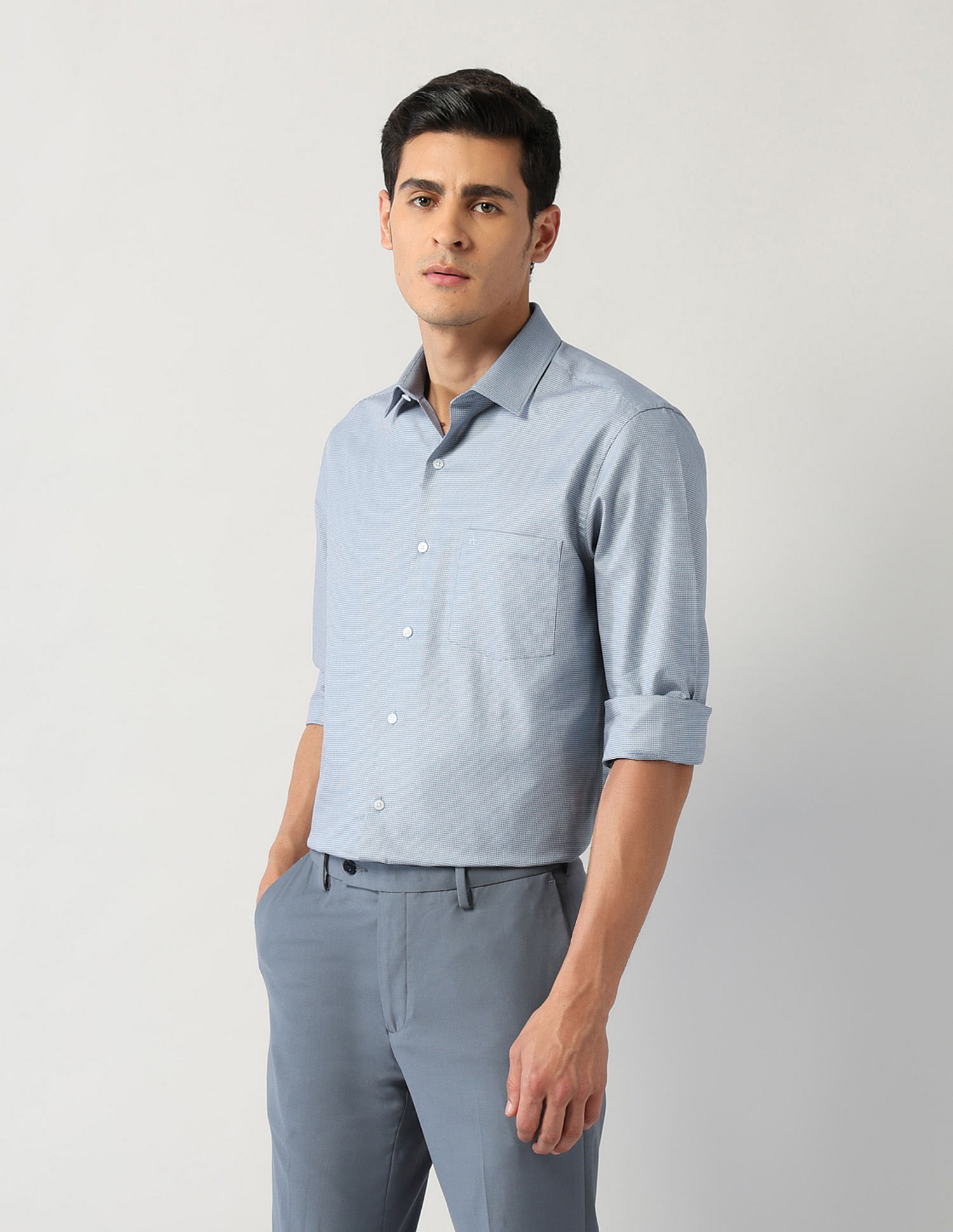 Arrow Liberty Classic Fit Textured Shirt