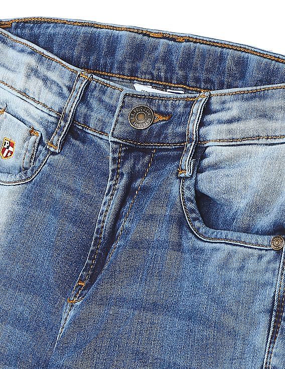 U.S. Polo Assn. Kids Mid Rise Slim Fit Jeans