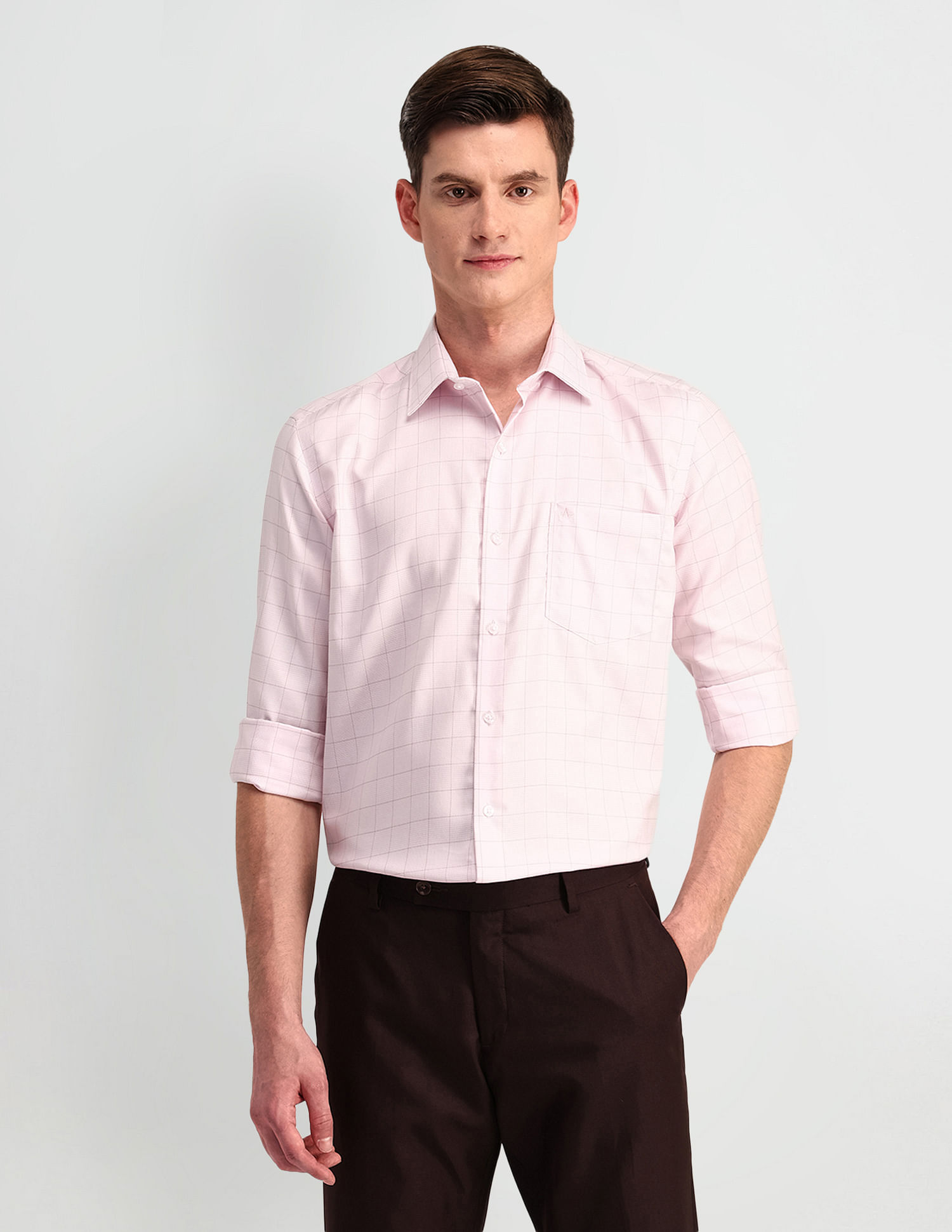 Arrow Manhattan Slim Fit Cotton Shirt