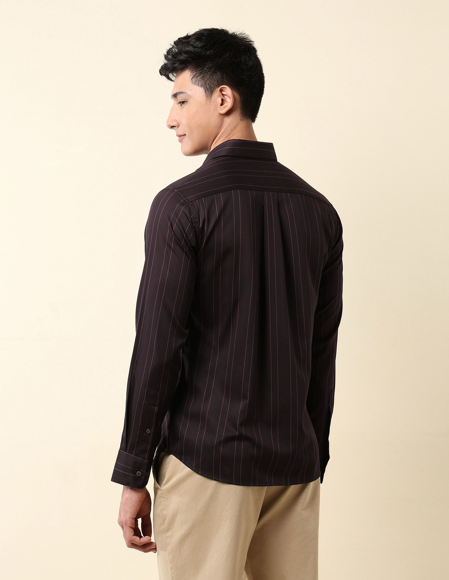 U.S. Polo Assn. Vertical Striped Tailored Fit Shirt