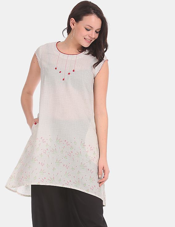 Details 90+ cap sleeve kurti super hot POPPY