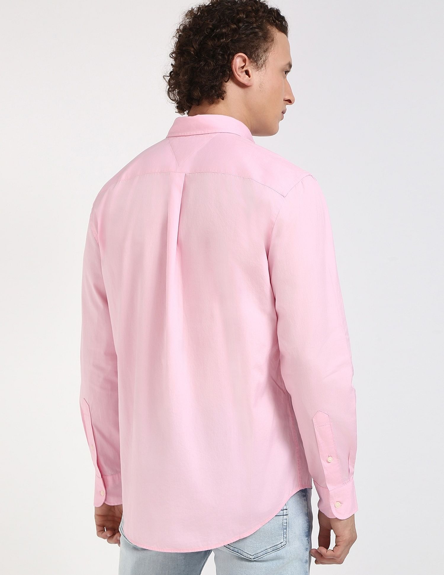 Tommy Hilfiger Solid Regular-Fit Poplin Woven Shirt