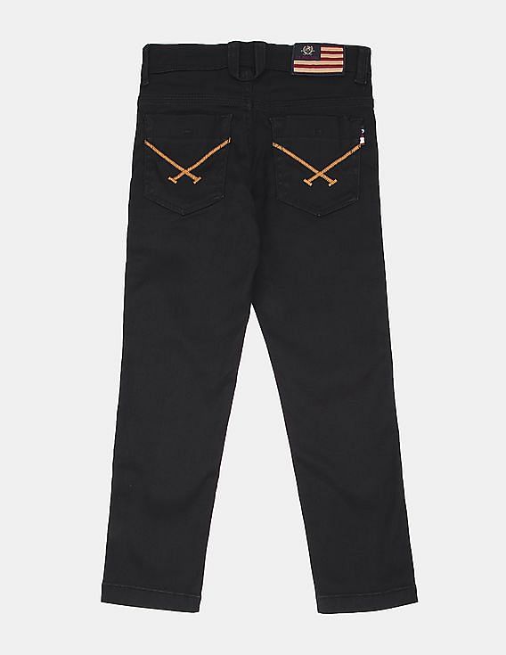 U.S. Polo Assn. Kids Rinsed Slim Fit Jeans