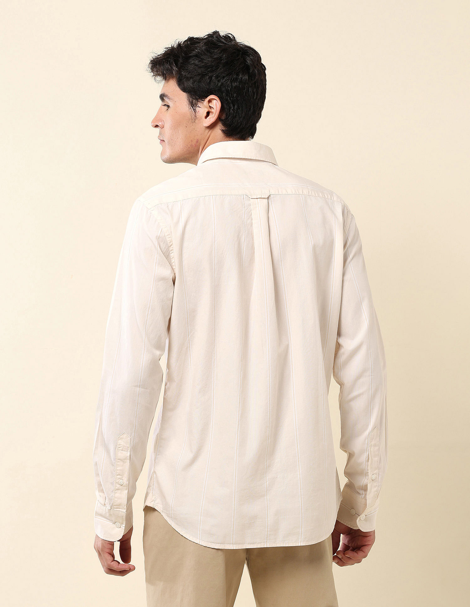 U.S. Polo Assn. Pinstriped Pure Cotton Shirt