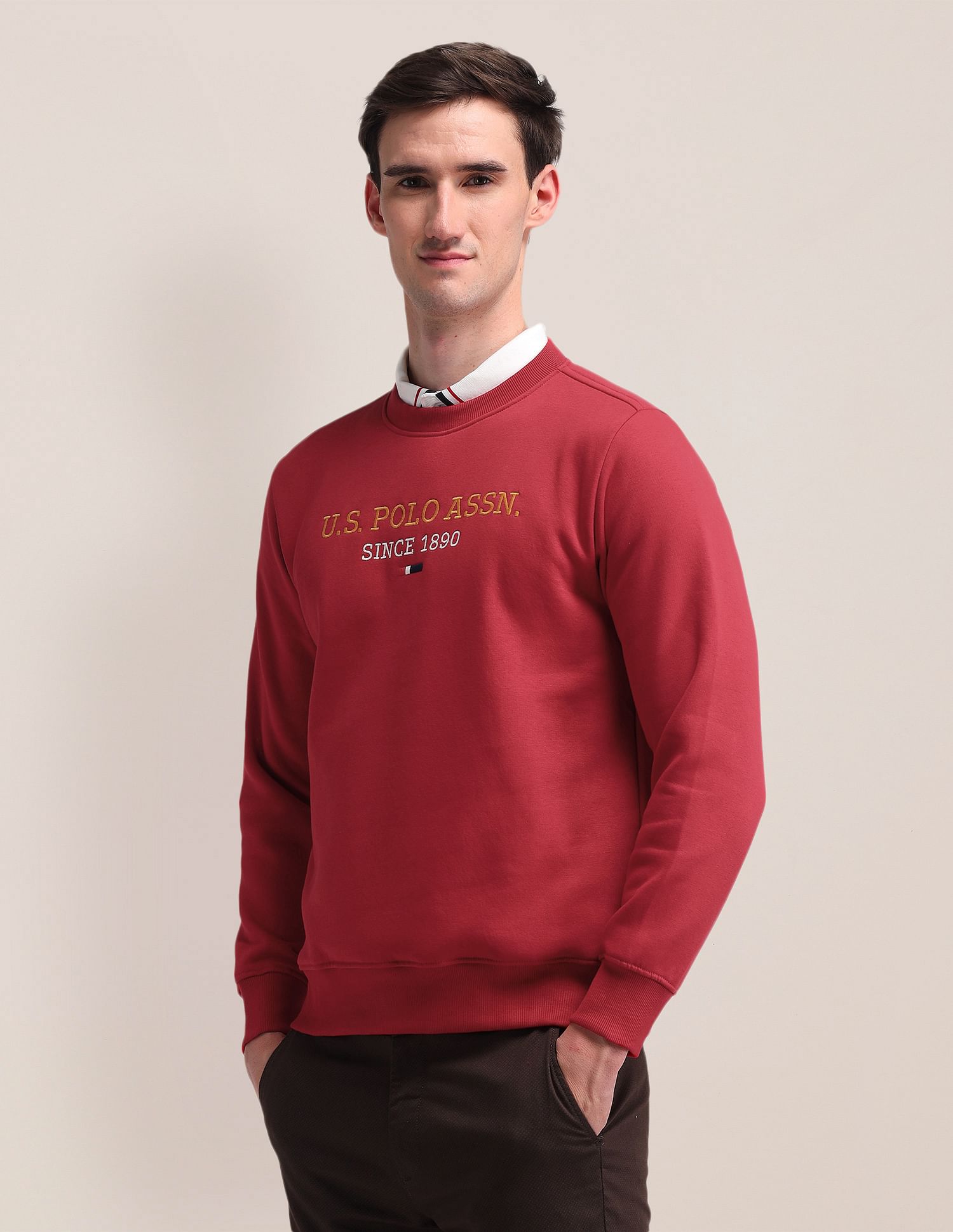 U.S. Polo Assn. Denim Co. Regular Fit Embroidered Sweatshirt