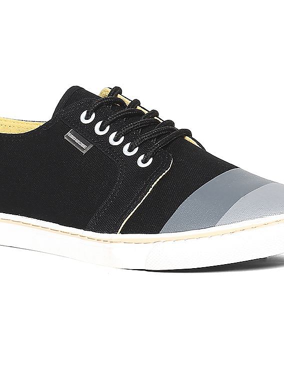 Flying Machine Men Colour Blocked Alan Canvas Sneakers