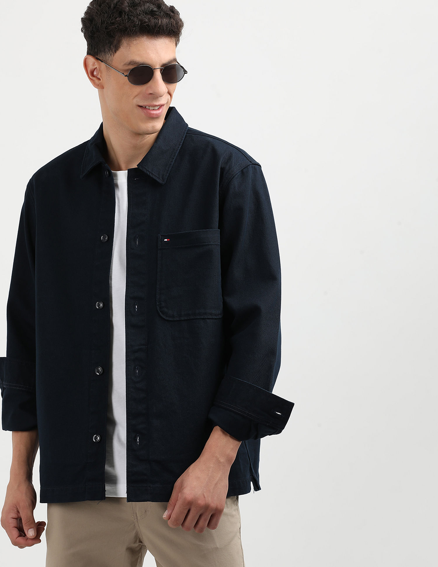 Tommy Hilfiger Solid Twill Shirt