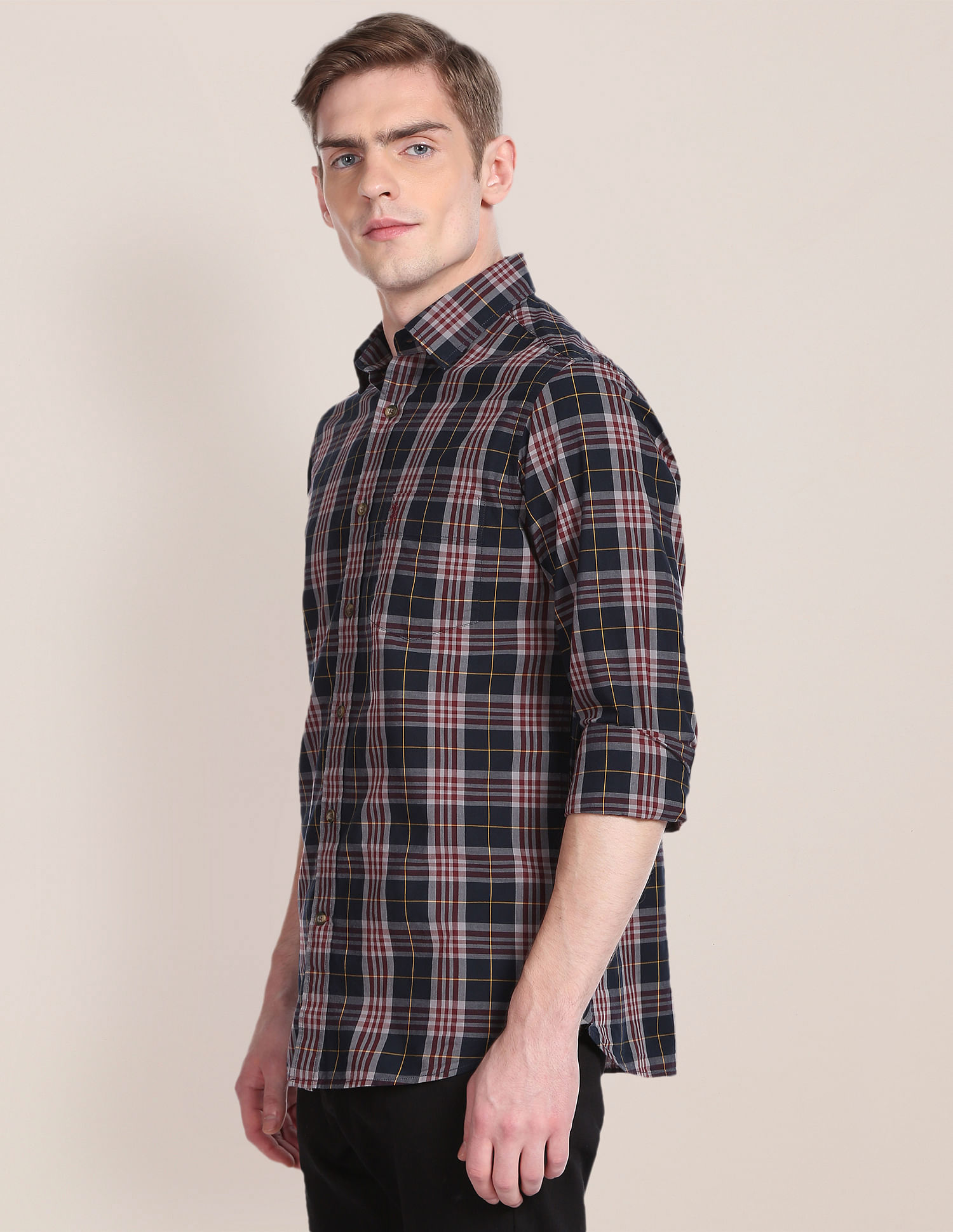 U.S. Polo Assn. Tartan Check Cotton Casual Shirt