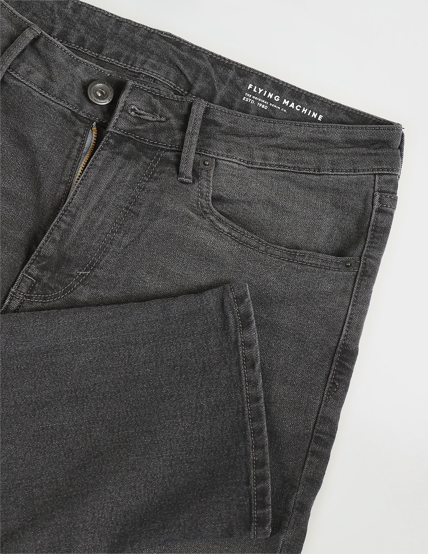 Flying Machine Michel Slim Tapered Fit Rinsed Jeans