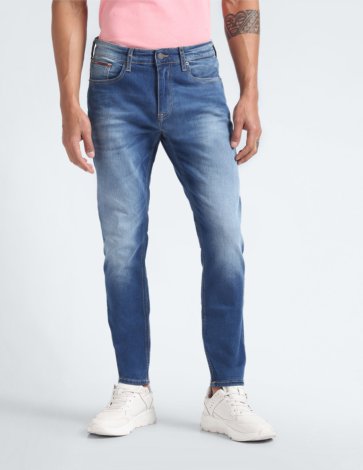 Tommy Hilfiger Austin Slim Tapered Stone Wash Jeans