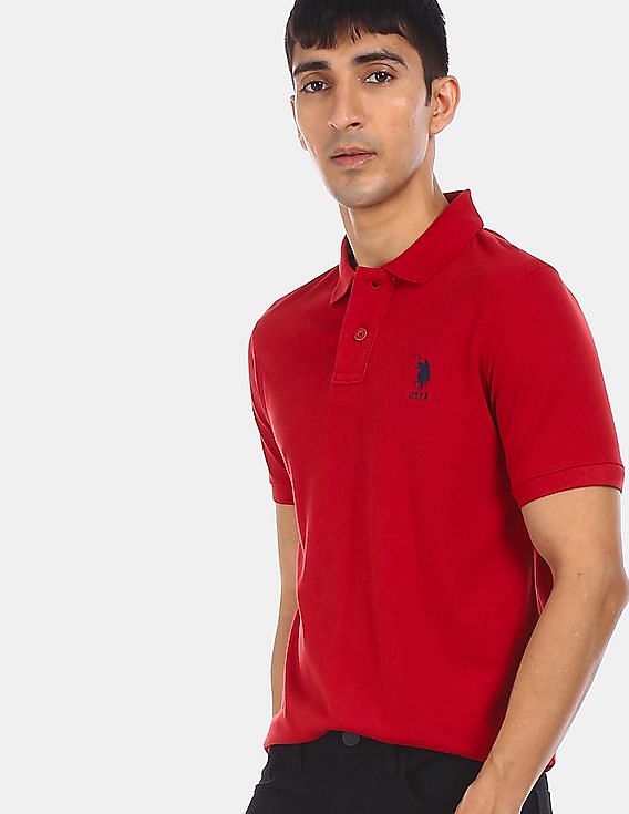 U.S. Polo Assn. Standard Fit Pique Polo Shirt