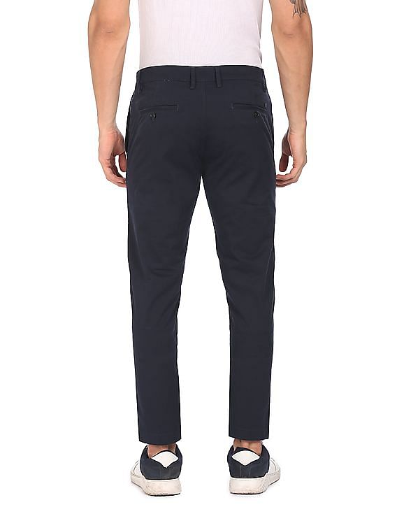 U.S. Polo Assn. Austin Tapered Fit Solid Trousers