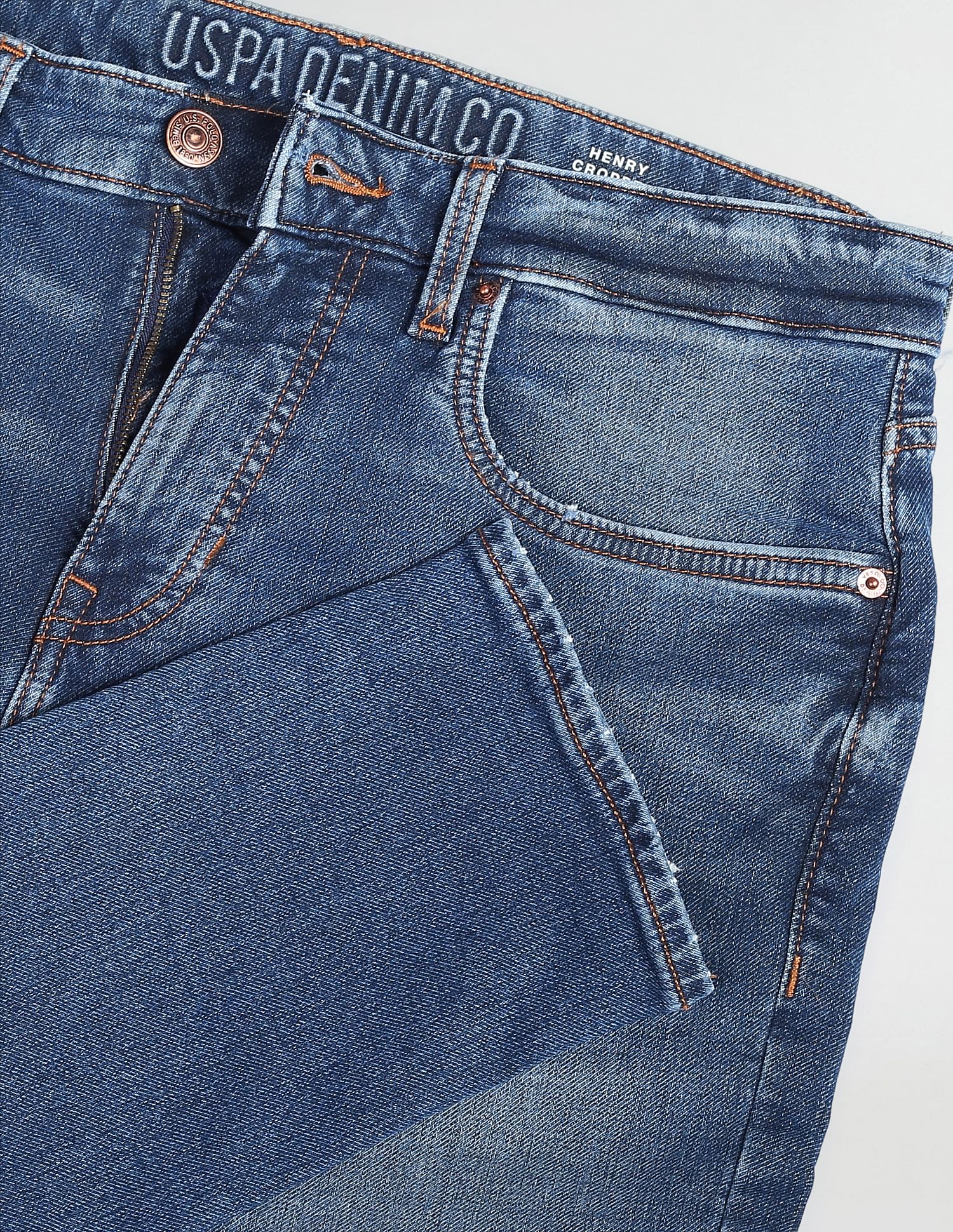 U.S. Polo Assn. Denim Co. Brandon Slim Tapered Fit Blue Jeans