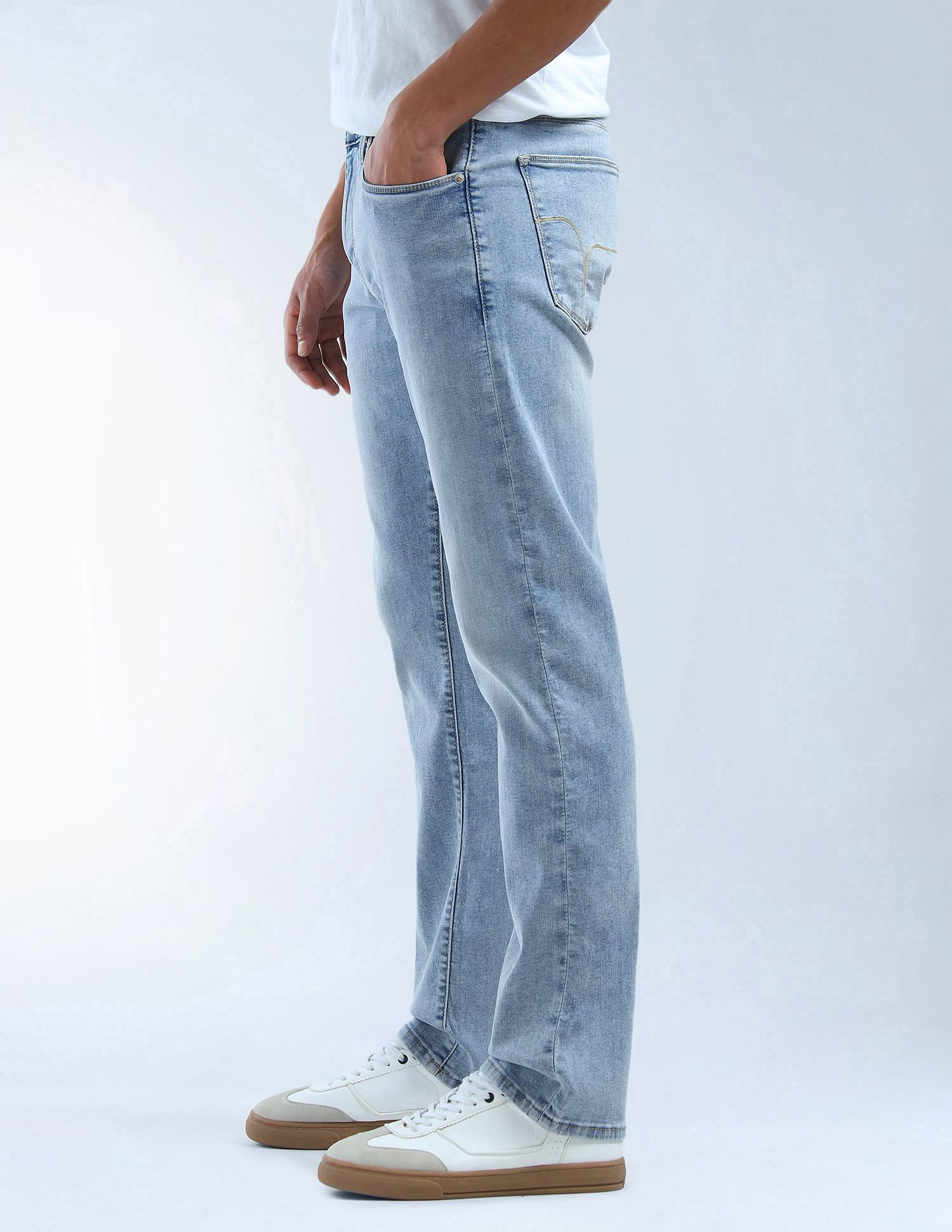 Flying Machine F-Jango Relaxed Straight Fit F-Lite Jeans