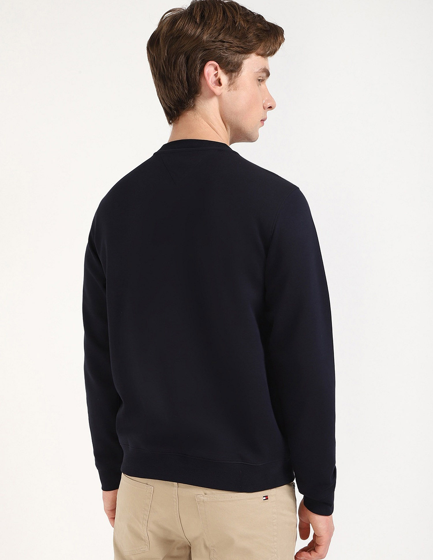 Tommy Hilfiger Embroidered Logo Regular-Fit Cotton Sweatshirt