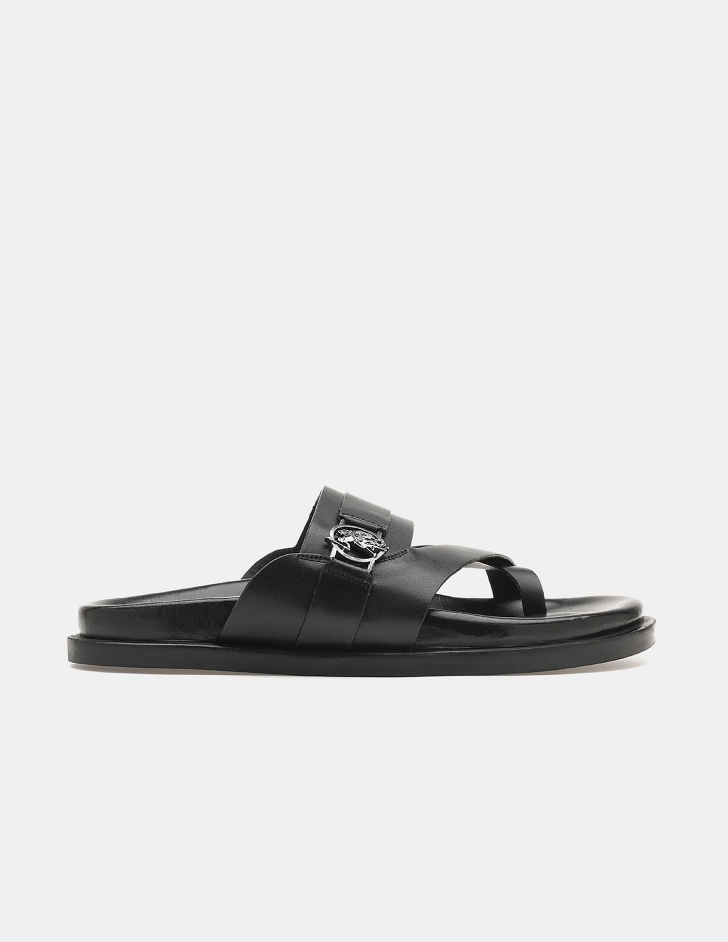 U.S. Polo Assn. Men Buckle Strap Koke Sandals