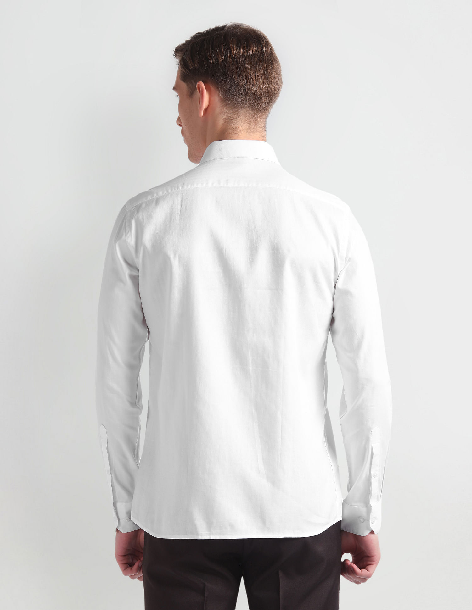 Arrow Cotton Patterned Twill Shirt