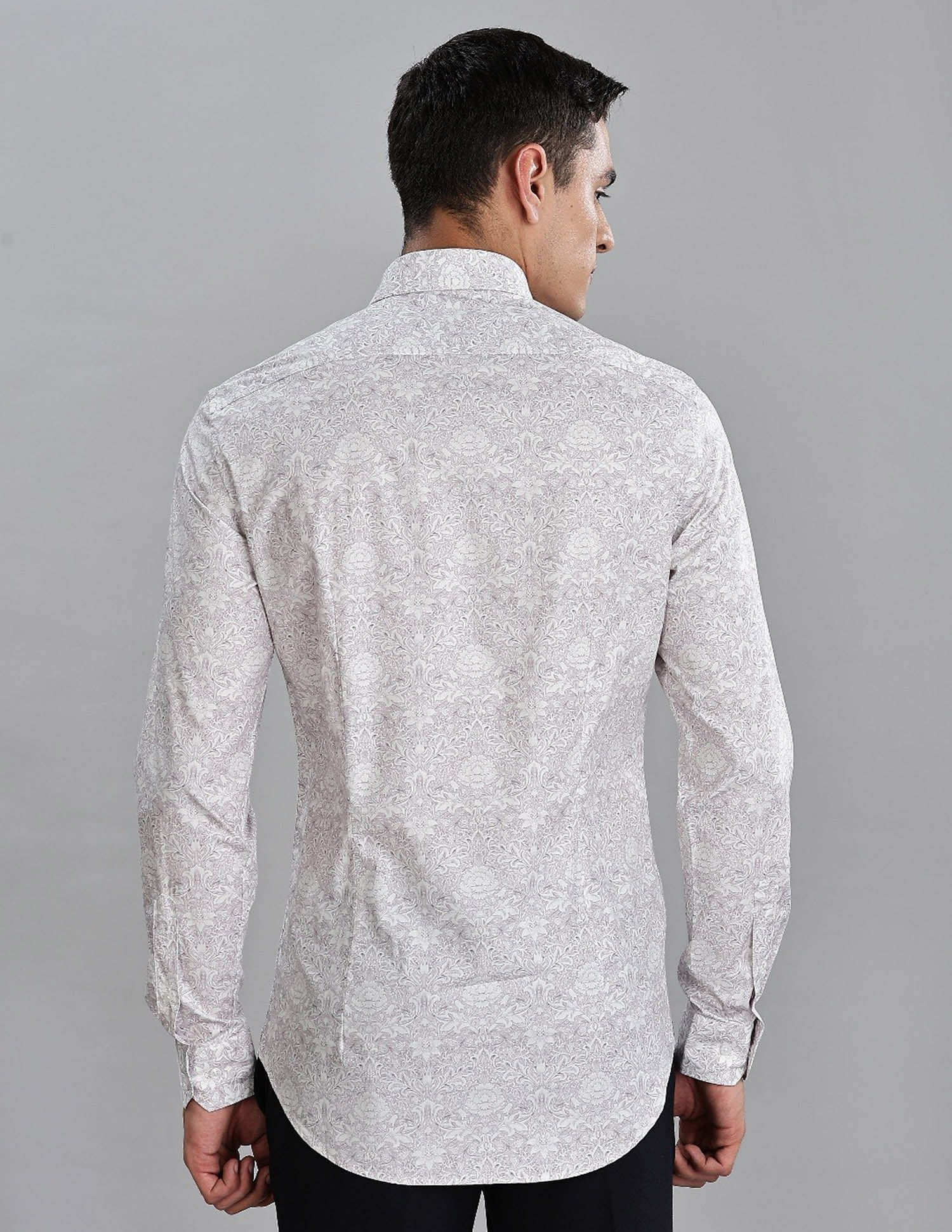 Tommy Hilfiger Printed Slim Fit Plain Woven Shirt