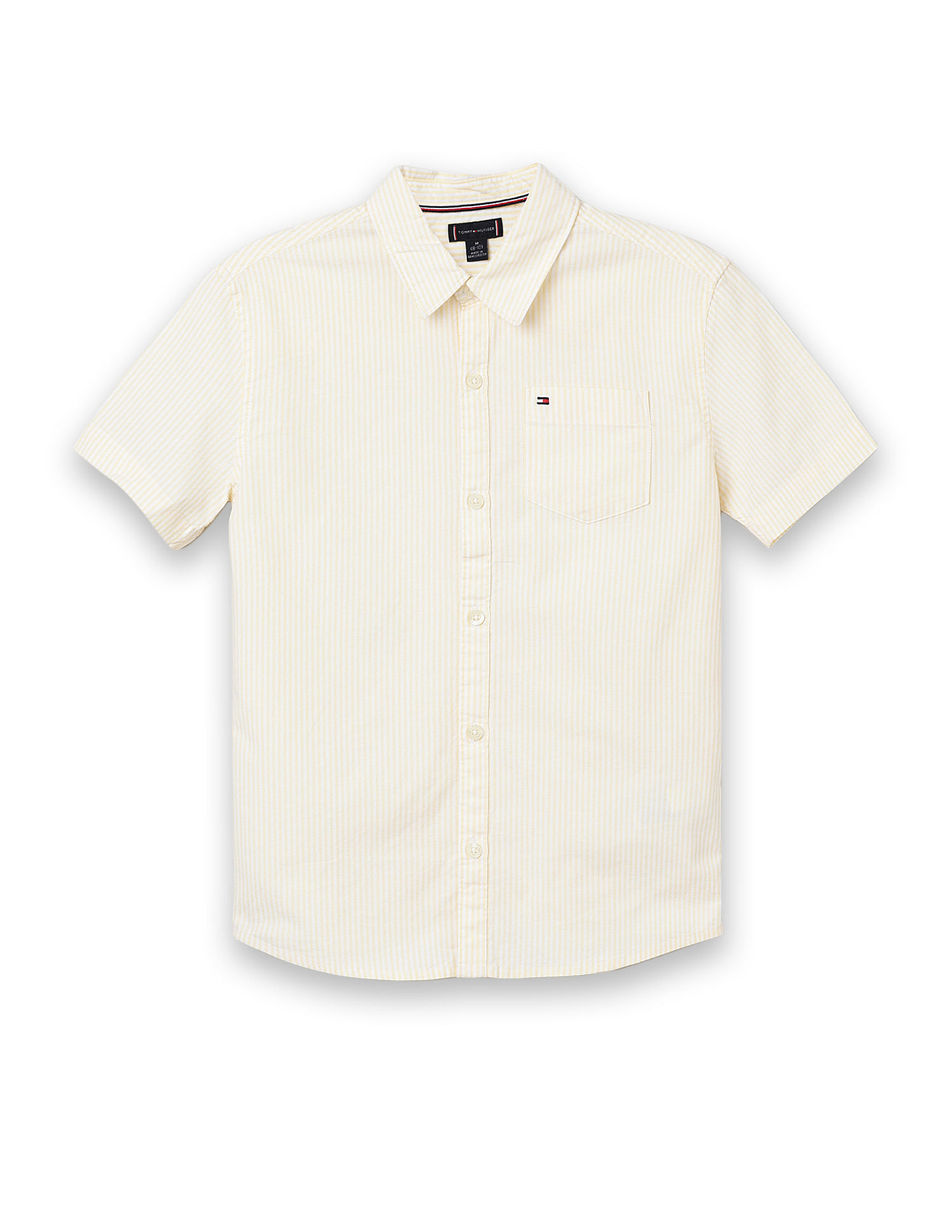 Tommy Hilfiger Kids Boys Stretch Stripe Shirt