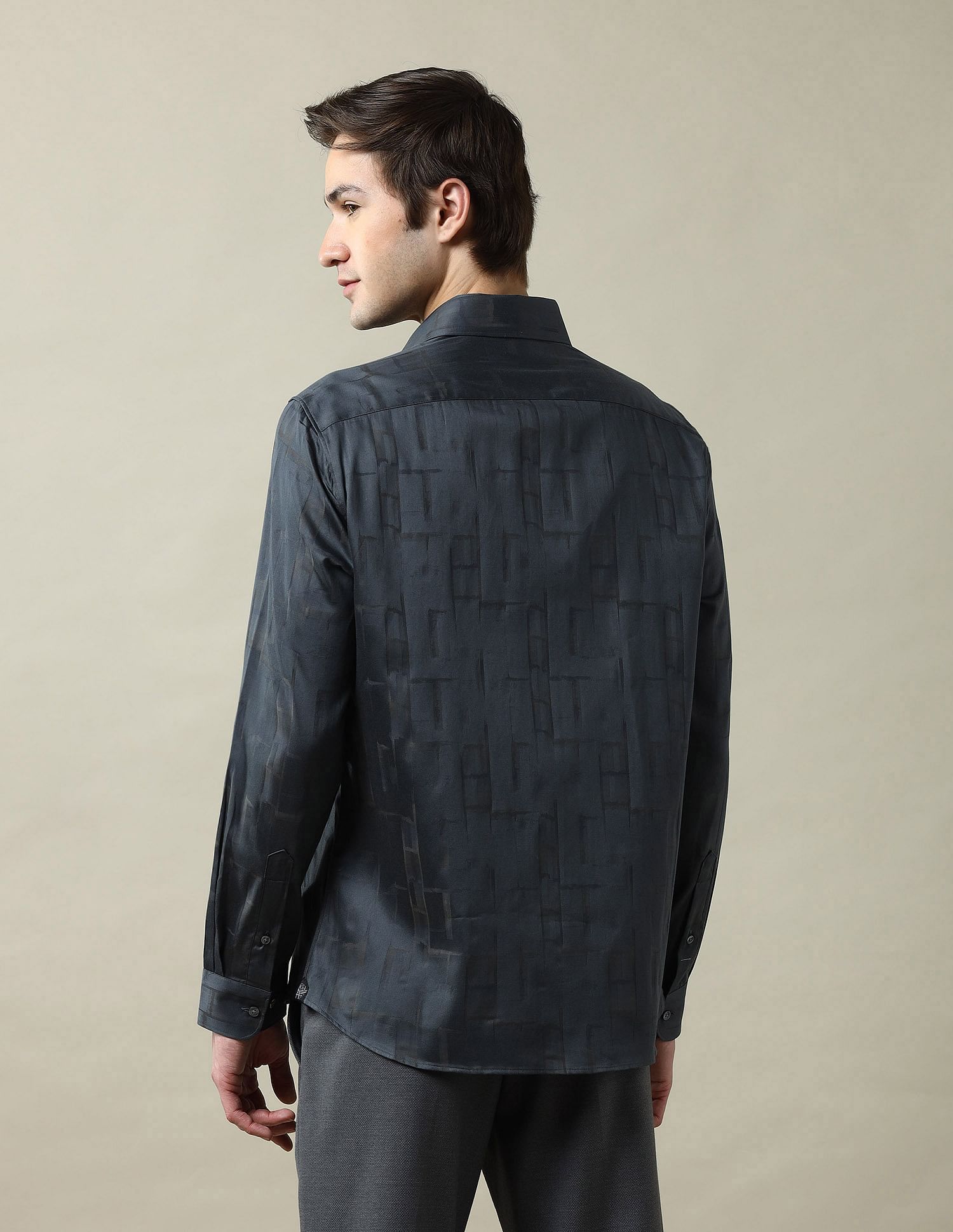 Arrow All Over Printed Tailored Fit 1851 Shirt