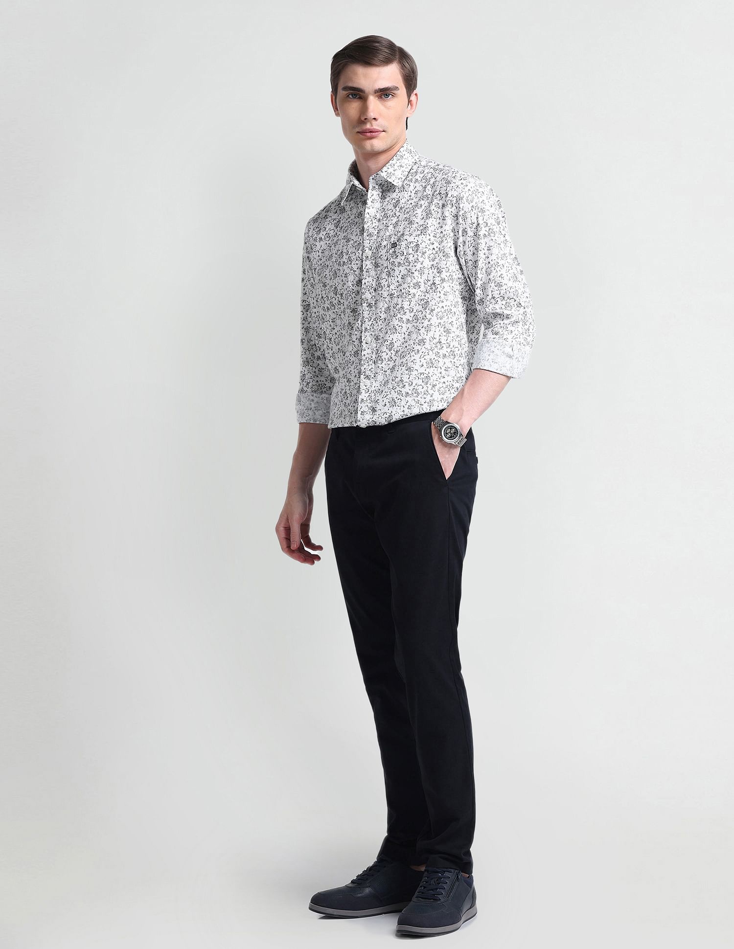 Arrow Sport All Over Print Twill Shirt