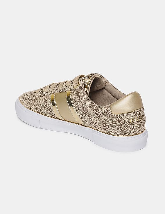 Buy GUESS Women Brown Logo Grayzin Sneakers - NNNOW.com
