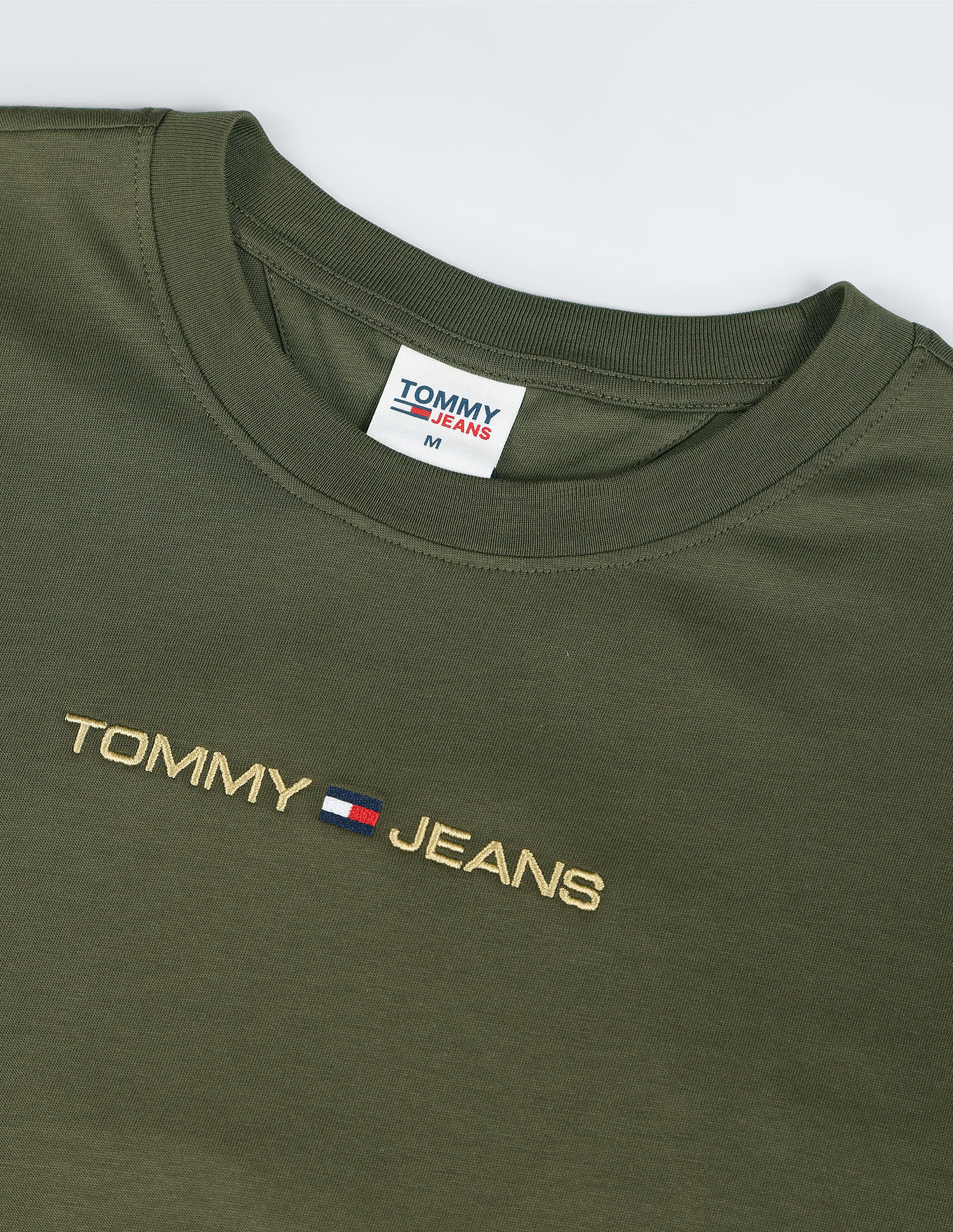 Tommy Hilfiger Organic Cotton Gold Linear T-Shirt
