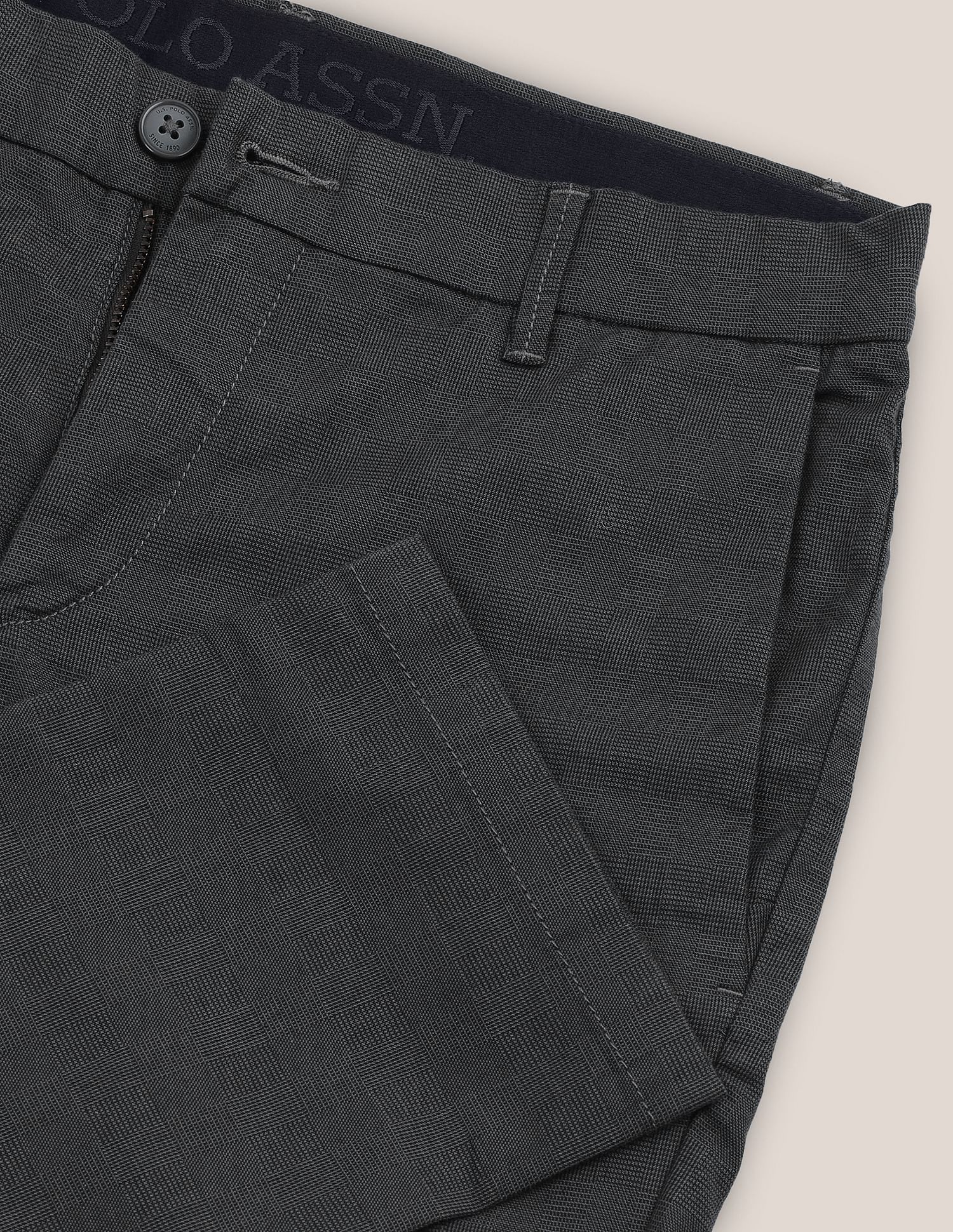 U.S. Polo Assn. Yarn Dyed Check Trousers