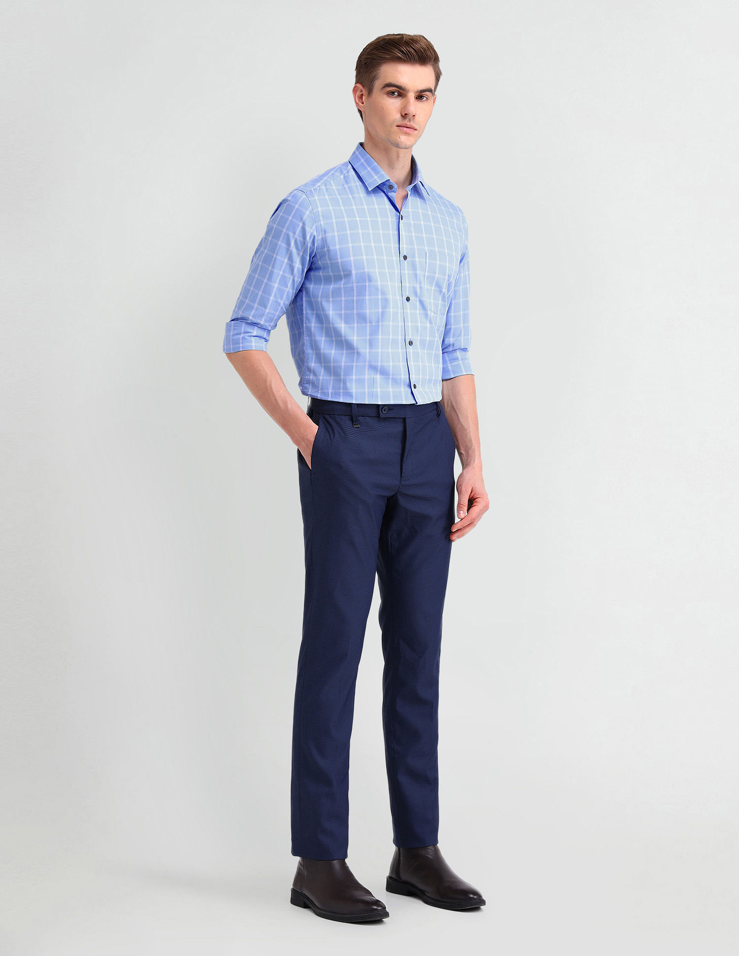 Arrow Brooklyn Fit Checked Shirt