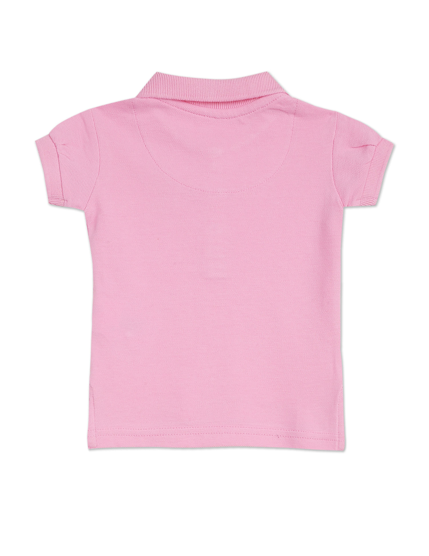 U.S. Polo Assn. Kids Puff Sleeve Cotton Polo Shirt