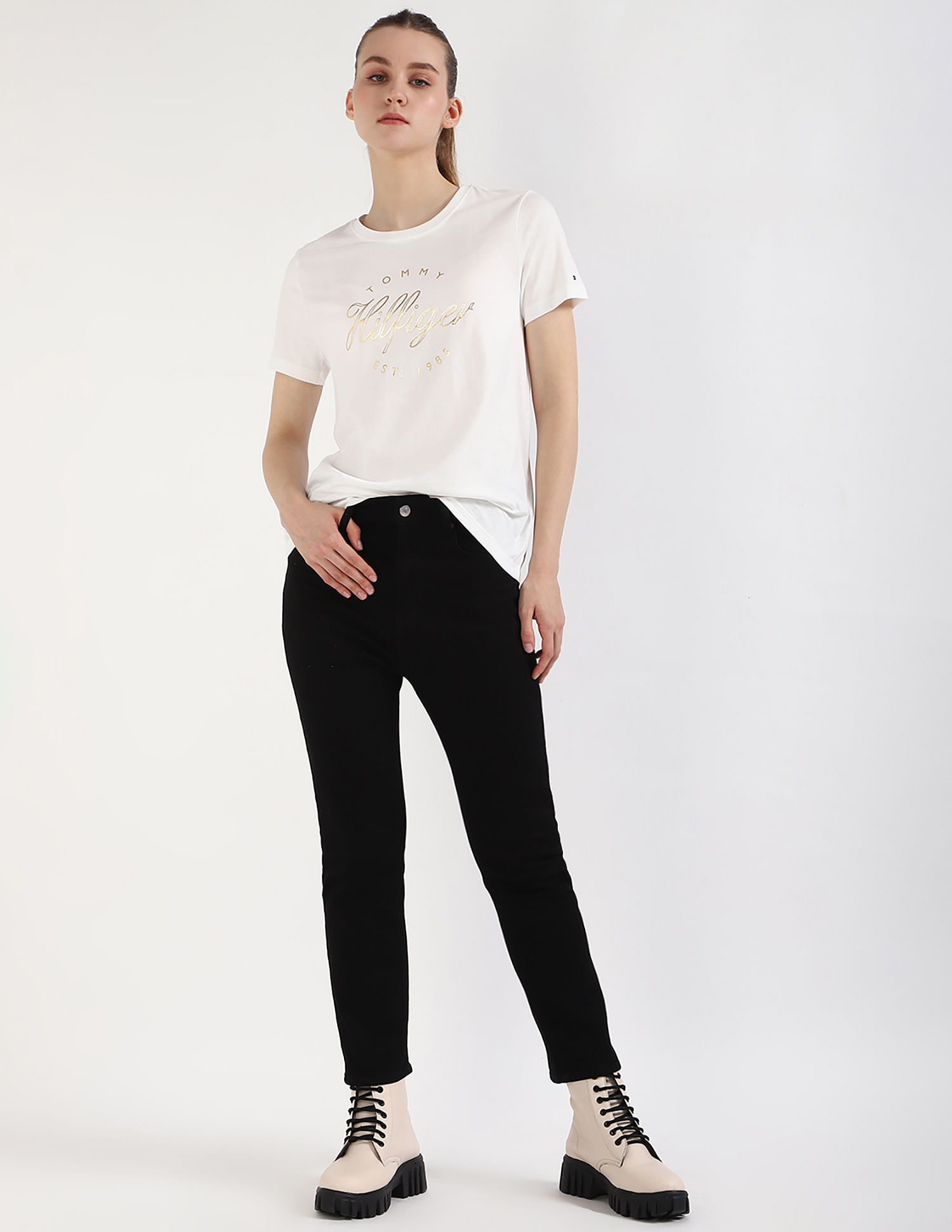 Tommy Hilfiger Printed Regular Fit T-Shirt