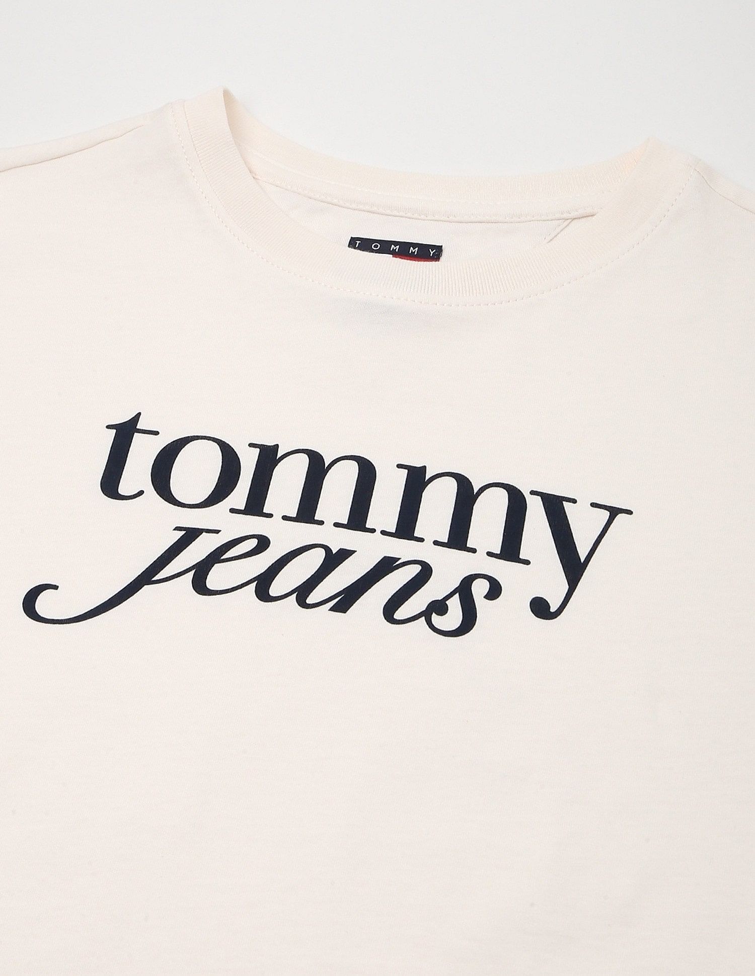 Tommy Hilfiger Womens White Logo T-Shirt