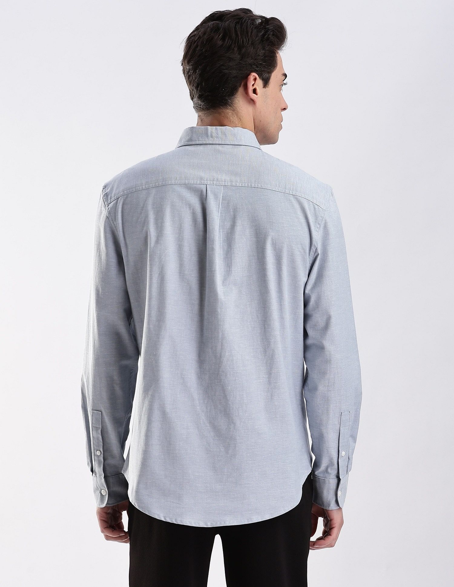 Calvin Klein Jeans Solid Regular Fit Oxford Woven Shirt