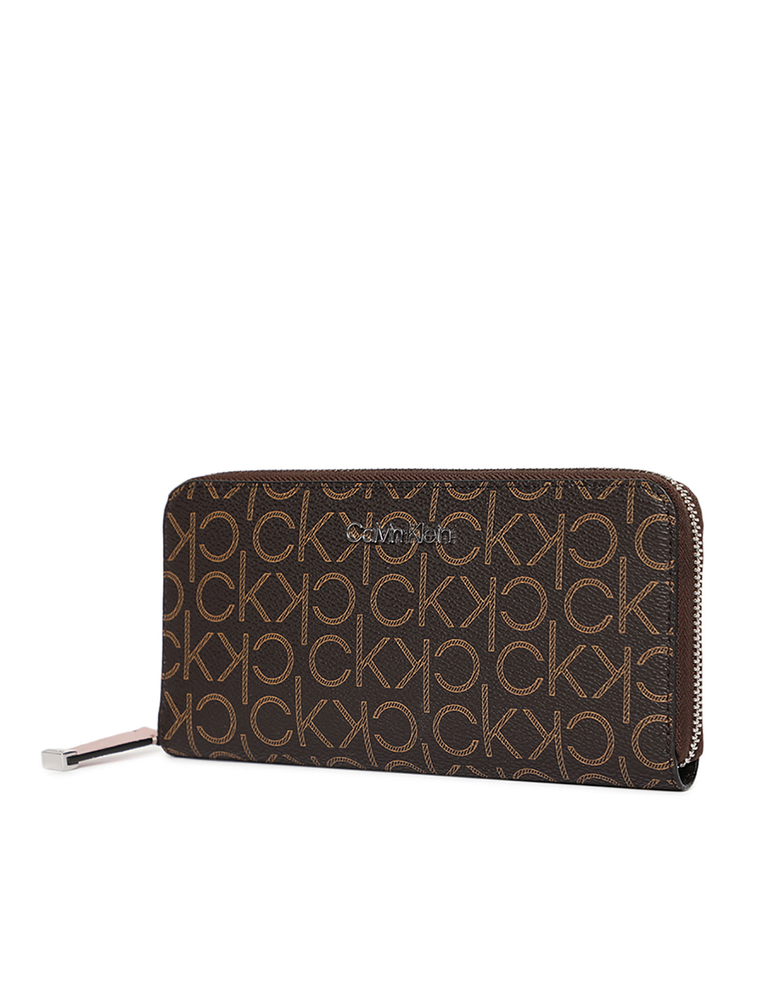 Buy Calvin Klein Zip Around Monogram Wallet NNNOW