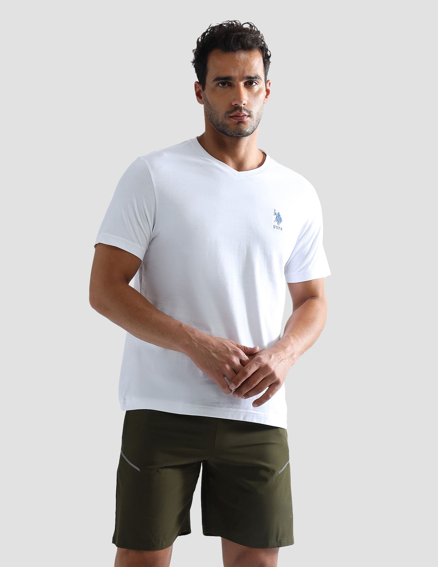 USPA Innerwear Signature Logo Pure Cotton I021 Boxers - Pack Of 1
