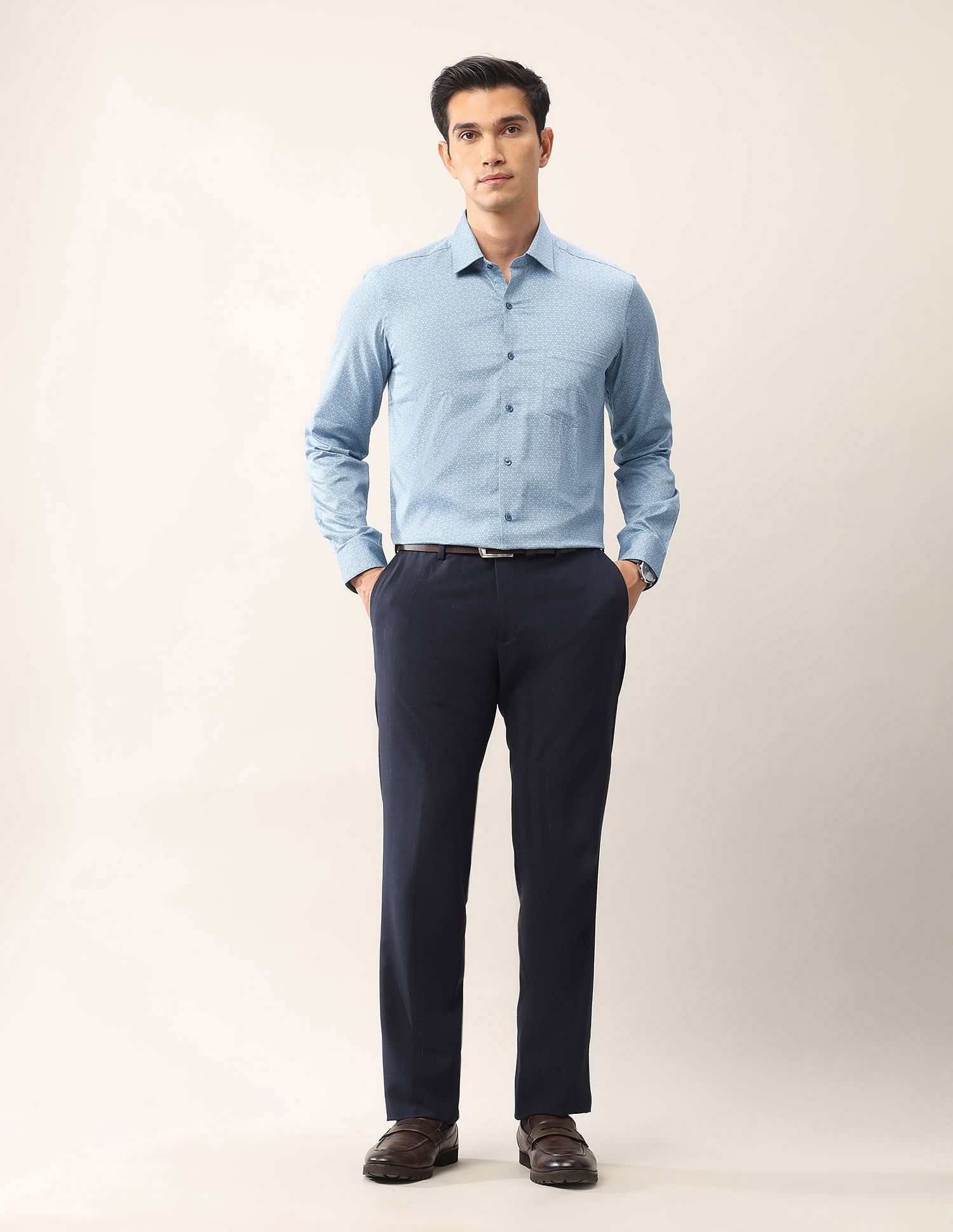 Arrow Satin Pure Cotton Ceremonial Shirt