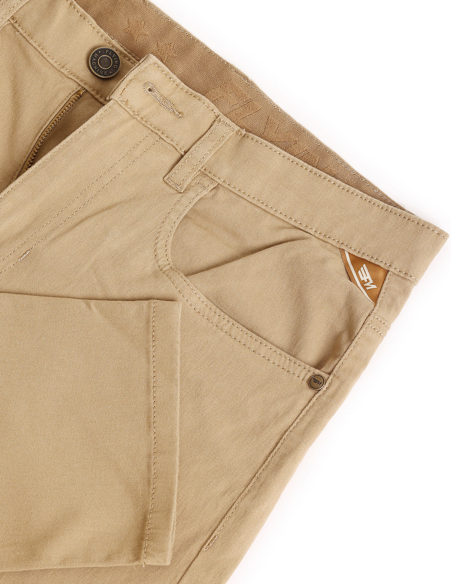 High Rise Fit and Flare Button Fly Pants – Rewash Brand