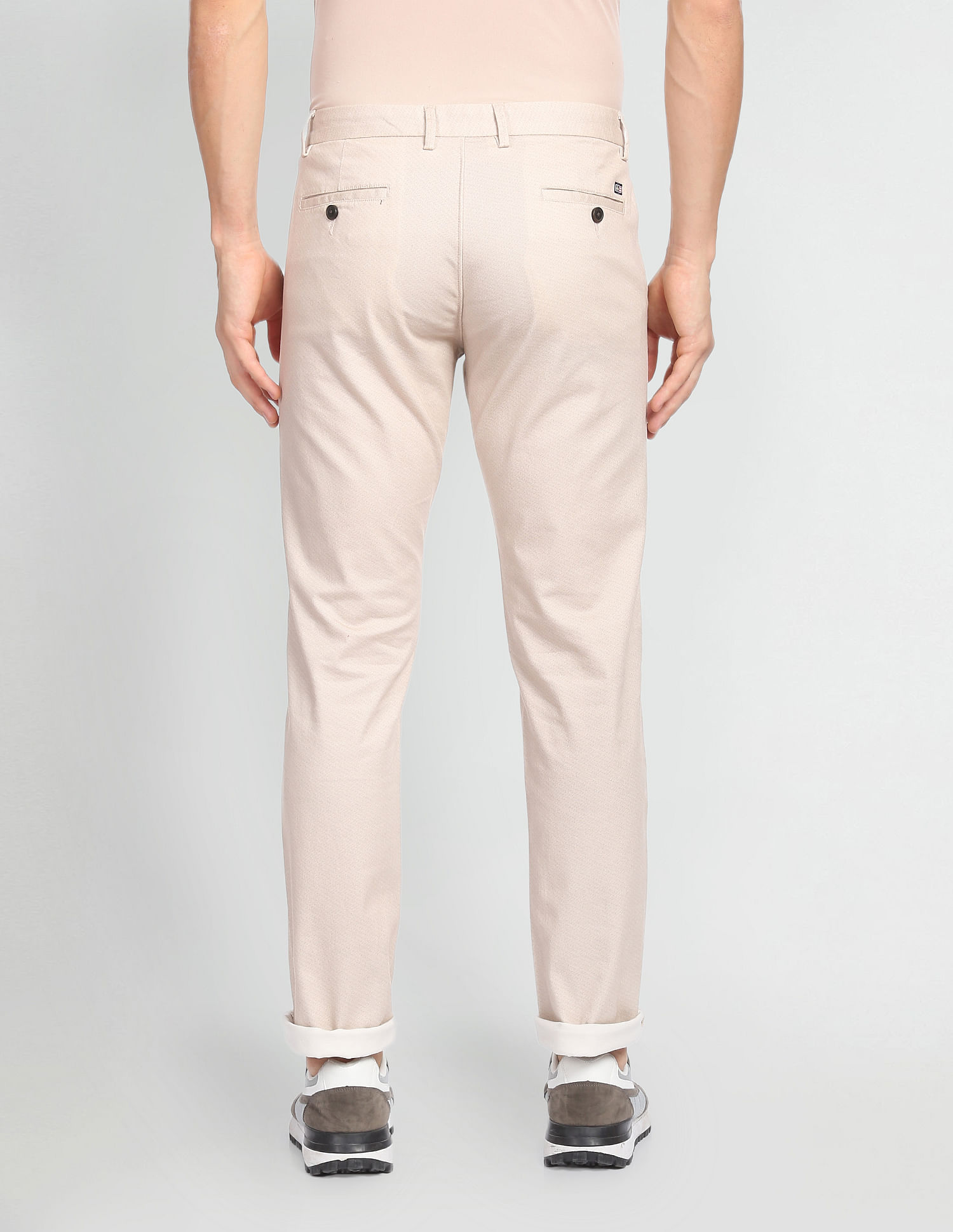 Buy Arrow New York Navy Slim Fit Trousers for Mens Online  Tata CLiQ