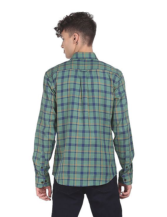 U.S. Polo Assn. Button Down Collar Check Casual Shirt